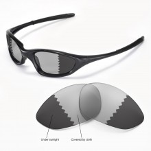 Walleva Transition/Photochromic Polarized Replacement Lenses for Oakley XX/Old Twenty (before 2011 version) Sunglasses 
